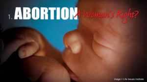 1. Abortion: A Woman's Right?