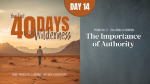 Day 14: The Importance of Authority | Your First Forty Days in the Wilderness