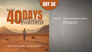 Day 34: Prayer | Your First Forty Days in the Wilderness