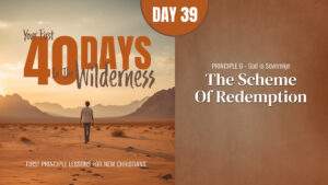 Day 39: The Scheme of Redemption | Your First Forty Days in the Wilderness