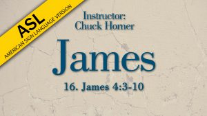 Lesson 16 | James (ASL)