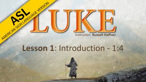 Lesson 1 | Luke (ASL)