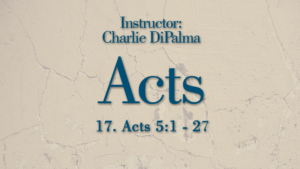 Acts: Lesson 17