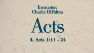 Acts: Lesson 4