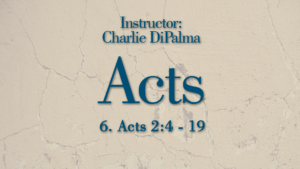 Acts: Lesson 6