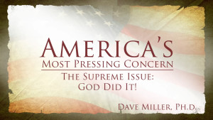God Did It! | America's Most Pressing Concern