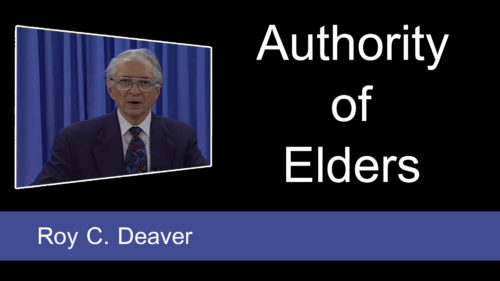 Authority of Elders