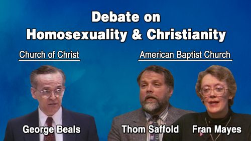 Homosexuality and Christianity Program
