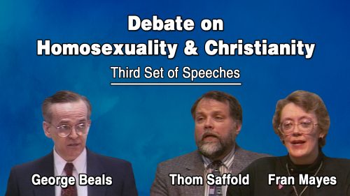 Homosexuality and Christianity Debate Session 3