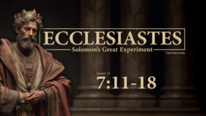 Lesson 14 | Ecclesiastes
