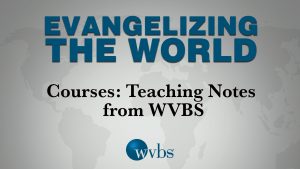Courses: Teaching Notes from WVBS