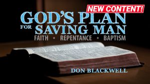 New Content: God's Plan for Saving Man