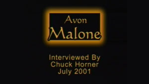 Interview with Avon Malone by WVBS