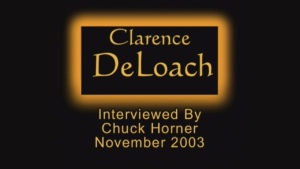 Interview with Clarence DeLoach by WVBS