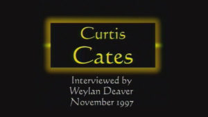 Interview with Curtis Cates by WVBS