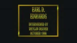 Interview with Earl Edwards by WVBS