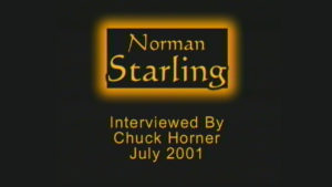 Interview with Norman Starling by WVBS