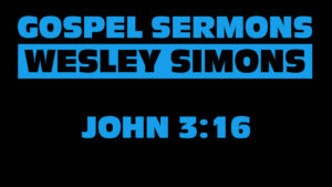 8. John 3:16 | Gospel Sermons by Wesley Simons