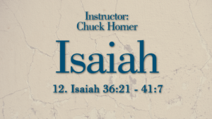Isaiah: Lesson 12