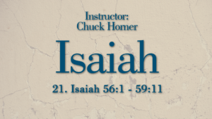 Isaiah: Lesson 21