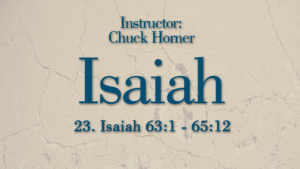 Isaiah: Lesson 23