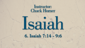 Isaiah: Lesson 6