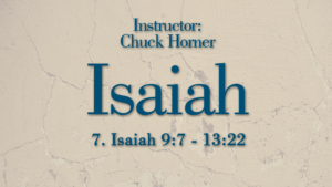 Isaiah: Lesson 7
