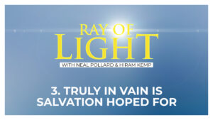 3. Truly in Vain Is Salvation Hoped For | Ray of Light