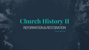 Church History 2 Program