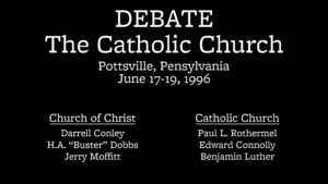 Debate on the Catholic Church (Pottsville, PA)