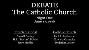 Night 1 | Debate on the Catholic Church (Pottsville, PA)