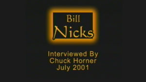 Interview with Bill Nicks by WVBS