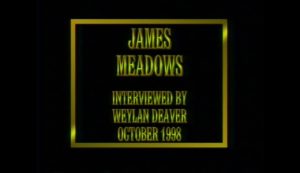 Interview with James Meadows by WVBS