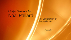 11. Declaration of Dependence