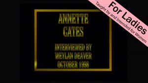 Annette Cates | Interviews With Christian Women