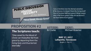Public Discussion: Eternal Security of the Believer (Night 2 - Part 1)